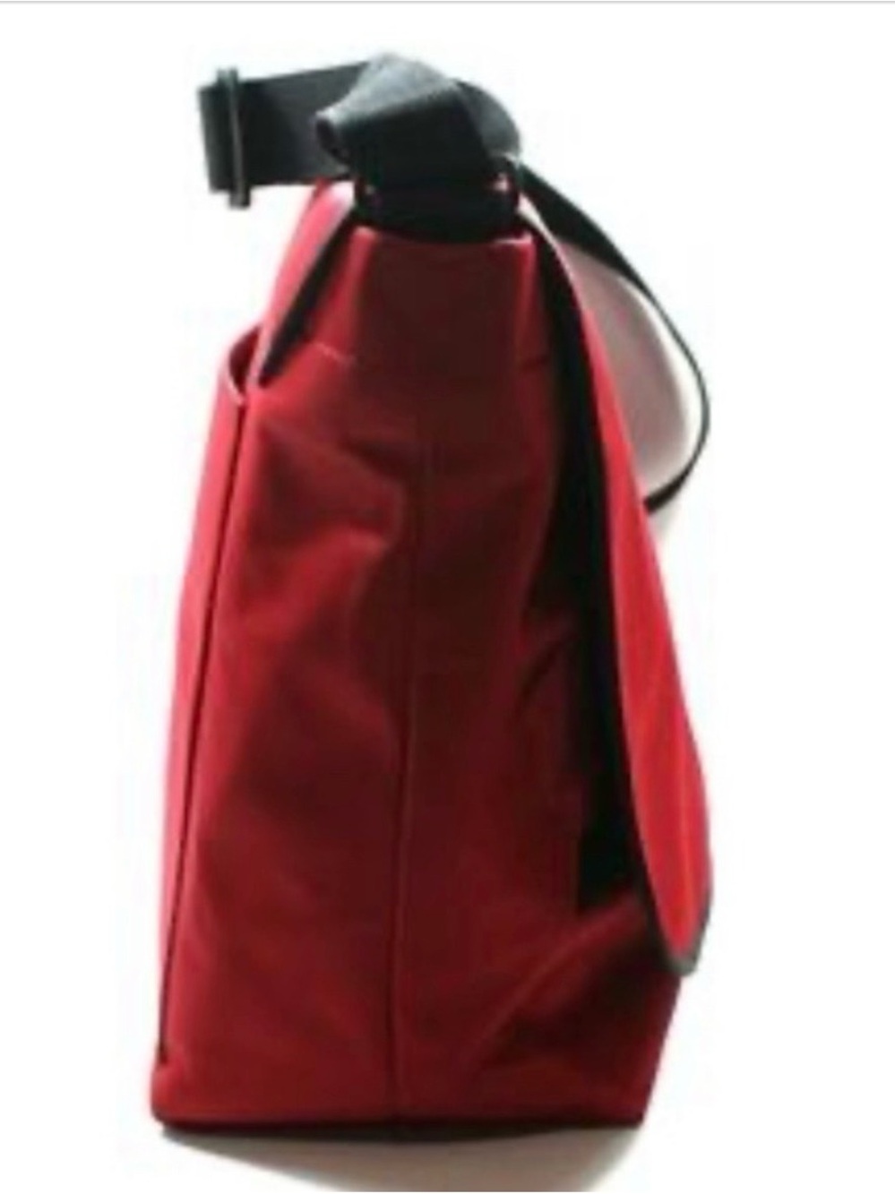 kate spade Red Nylon Flap Crossbody/Shoulder Bag with Black Trim - Picture 3 of 4